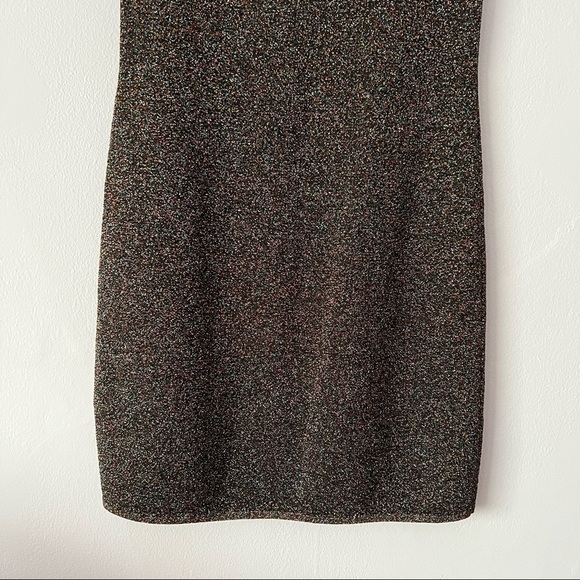 NWT Sandro Paris Glitter Sparkle Short Sleeve Dress Small - Picture 7 of 17